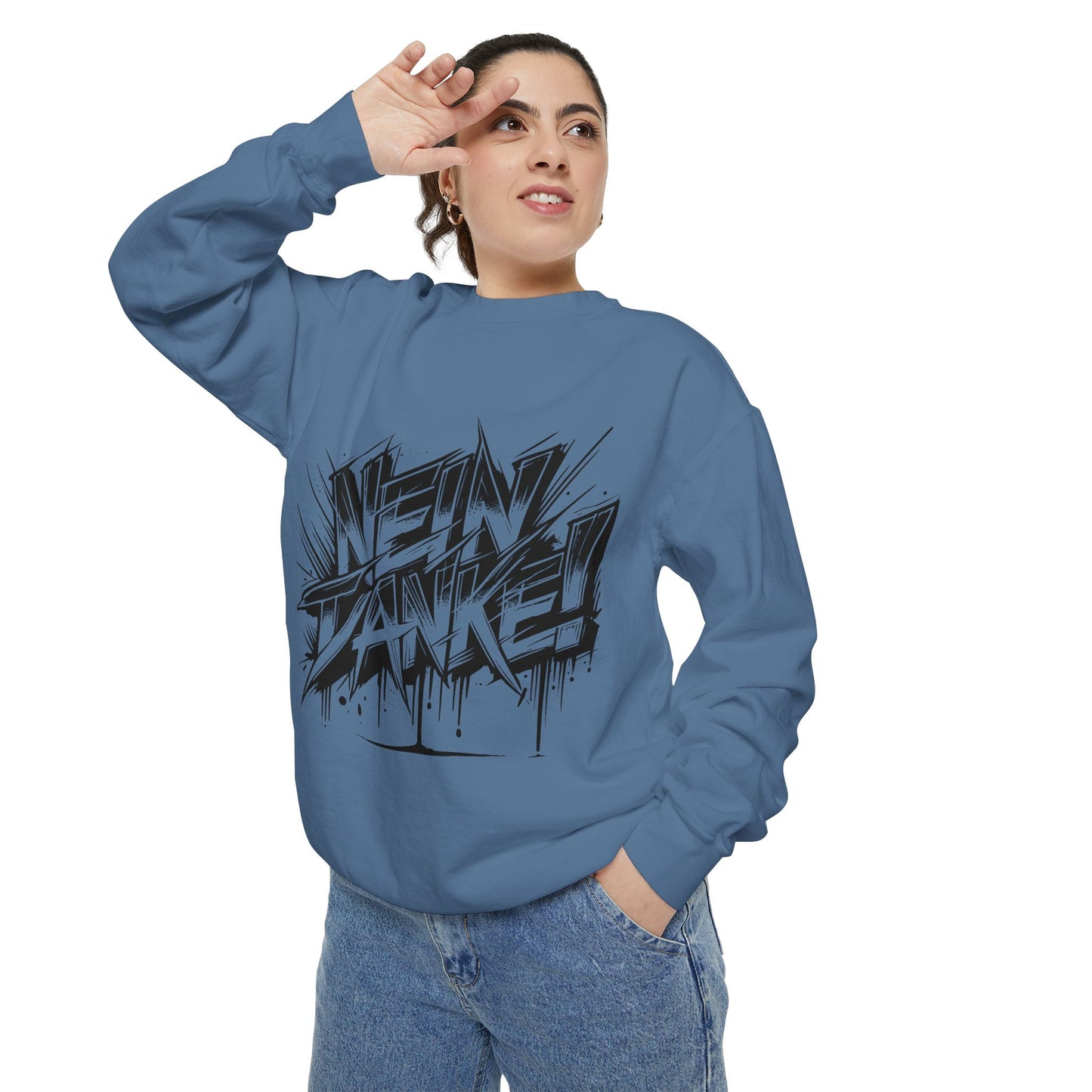 Unisex Neon Dance Sweatshirt - Stylish Garment-Dyed Comfort