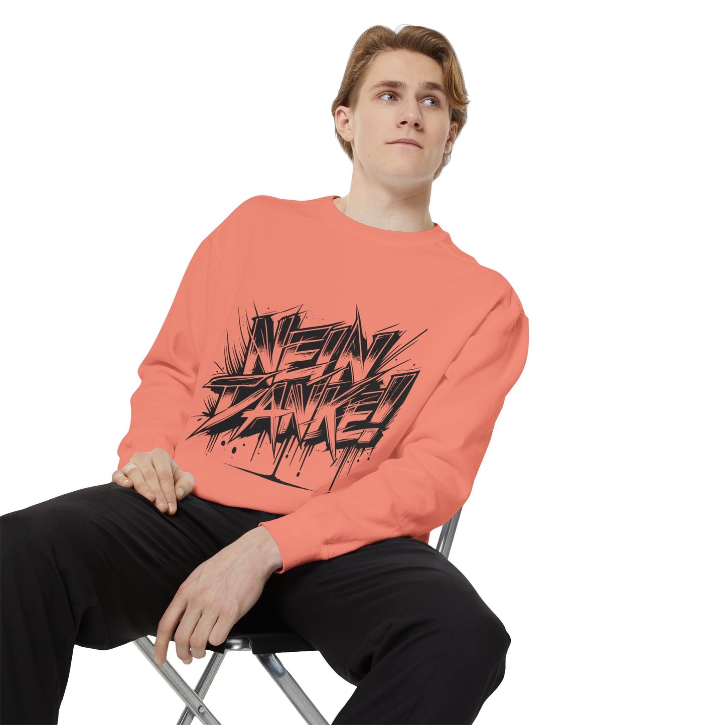 Unisex Neon Dance Sweatshirt - Stylish Garment-Dyed Comfort