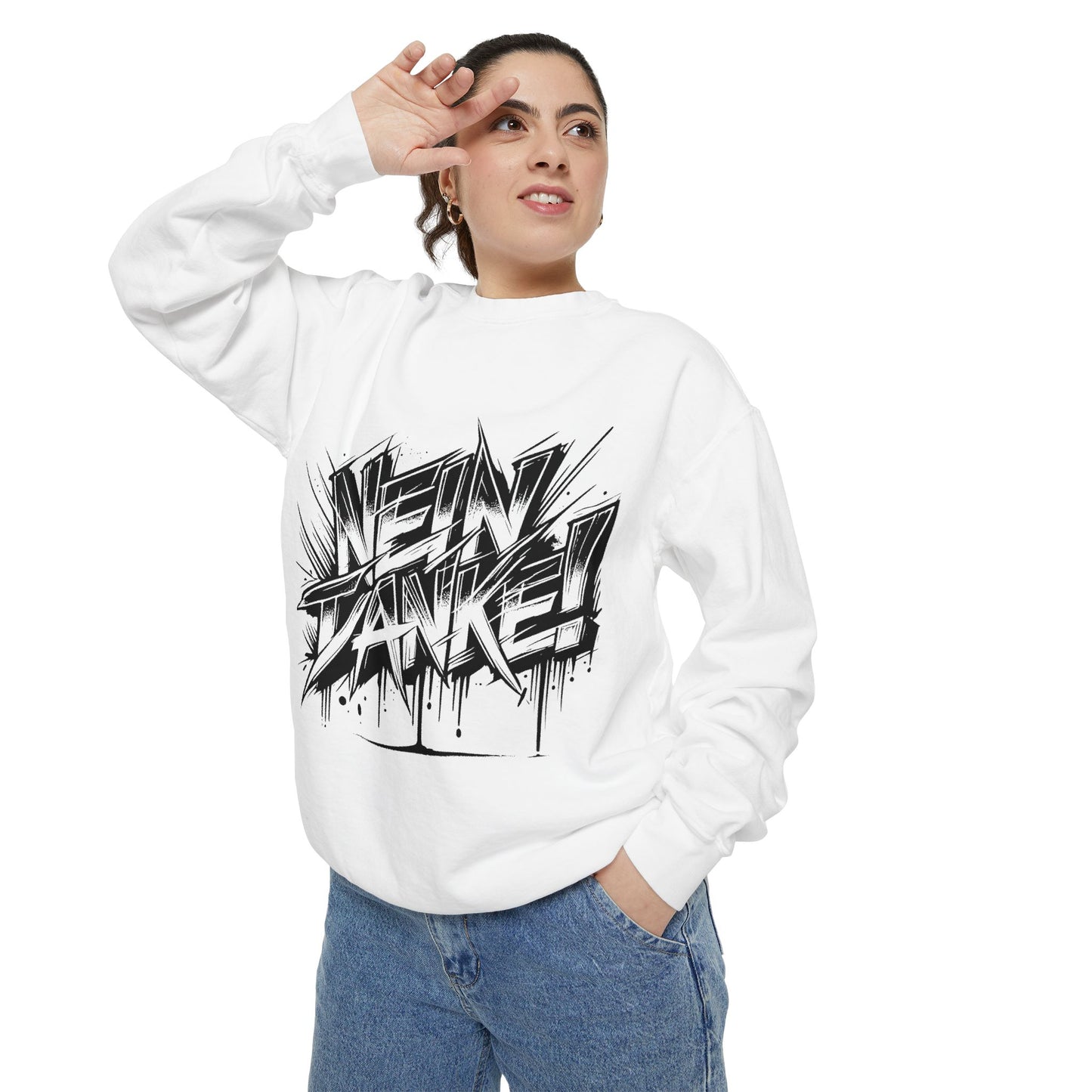 Unisex Neon Dance Sweatshirt - Stylish Garment-Dyed Comfort