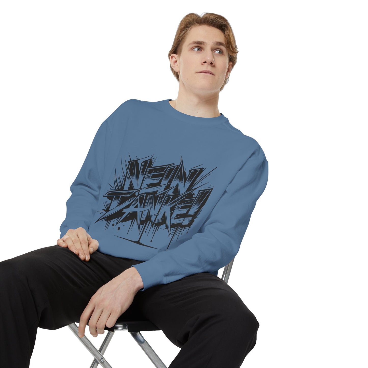 Unisex Neon Dance Sweatshirt - Stylish Garment-Dyed Comfort