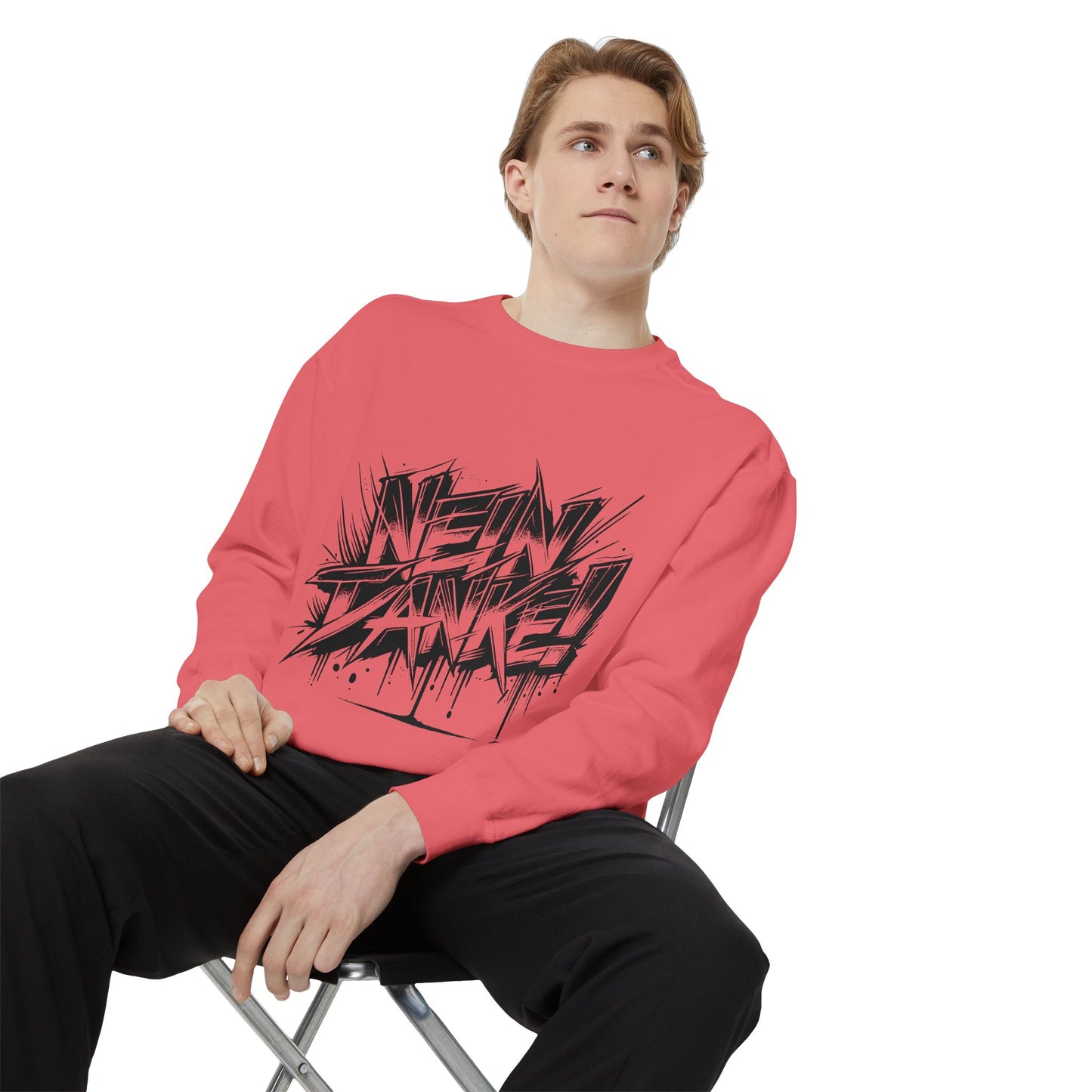 Unisex Neon Dance Sweatshirt - Stylish Garment-Dyed Comfort