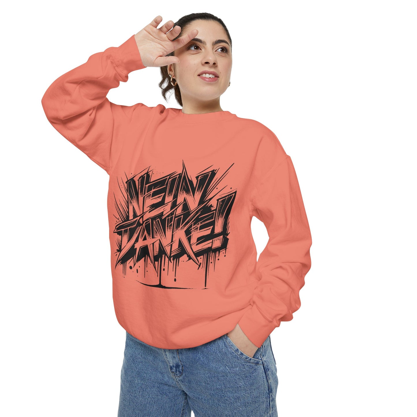 Unisex Neon Dance Sweatshirt - Stylish Garment-Dyed Comfort