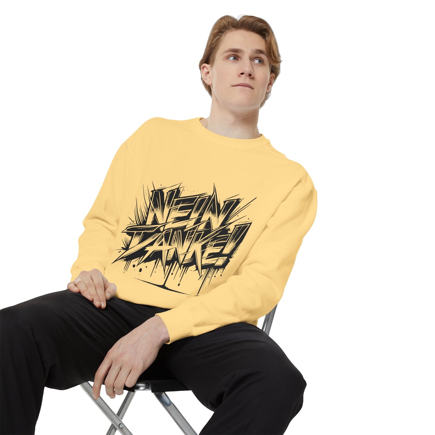 Unisex Neon Dance Sweatshirt - Stylish Garment-Dyed Comfort
