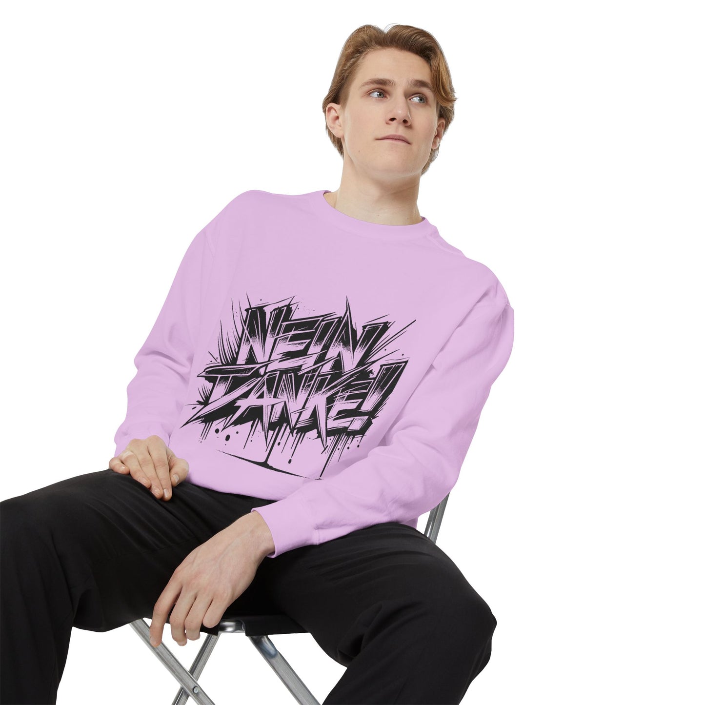 Unisex Neon Dance Sweatshirt - Stylish Garment-Dyed Comfort