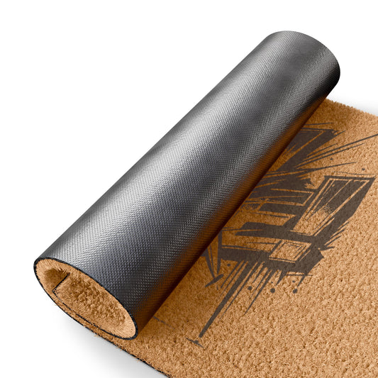 Trendy Graffiti Doormat - "Nein Danke!" Entrance Rug
