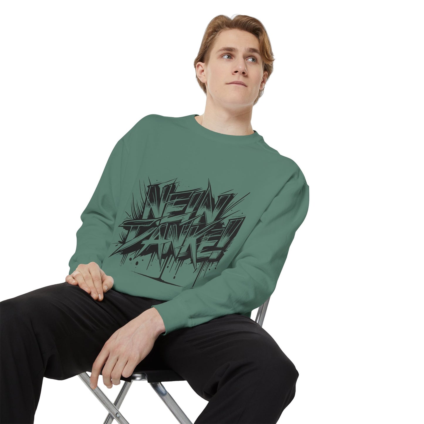 Unisex Neon Dance Sweatshirt - Stylish Garment-Dyed Comfort