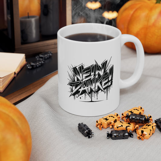 Graffiti Style Ceramic Coffee Cup - 11oz & 15oz - Cool Urban Drinkware