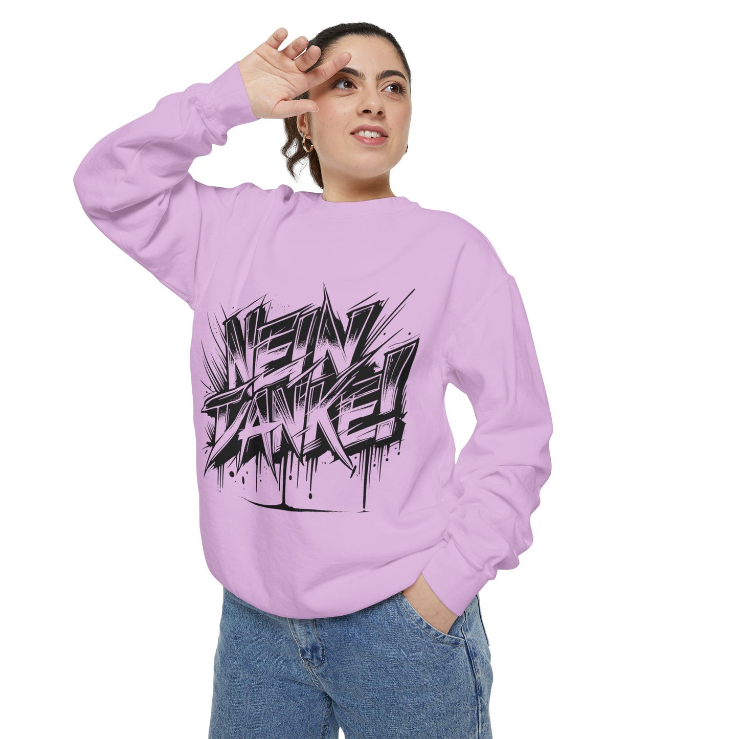 Unisex Neon Dance Sweatshirt - Stylish Garment-Dyed Comfort
