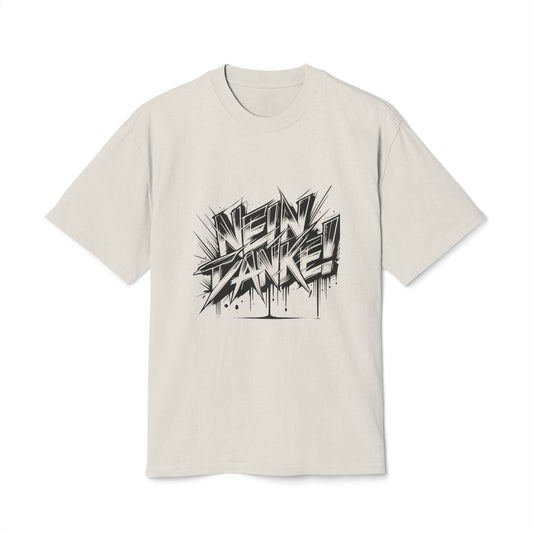 Unisex Heavy Faded Tee - NEIN DANKE! Statement Shirt for Casual Vibes