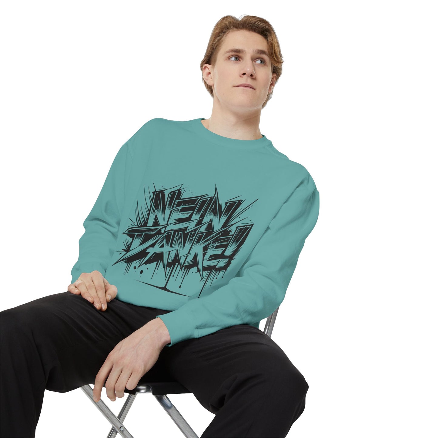 Unisex Neon Dance Sweatshirt - Stylish Garment-Dyed Comfort