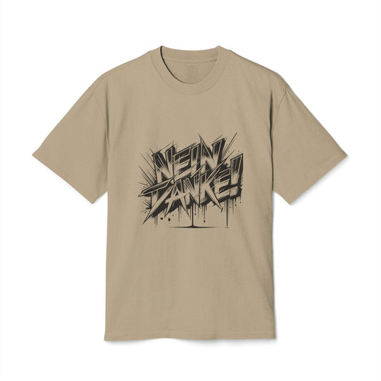 Unisex Heavy Faded Tee - NEIN DANKE! Statement Shirt for Casual Vibes